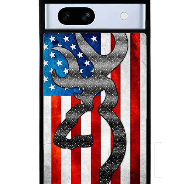 Camo American Flag Google Pixel 7A Case CT4286