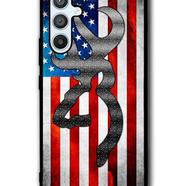 Camo American Flag Samsung Galaxy A34 5G Case CT4286