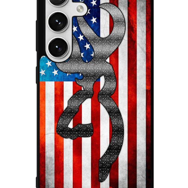 Camo American Flag Samsung Galaxy S24 5G Case CT0844