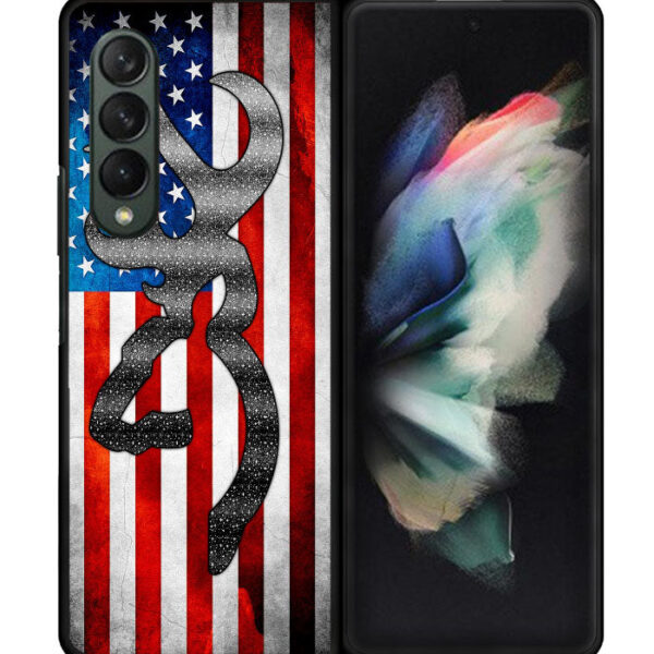 Camo American Flag Samsung Galaxy Z Fold 3 5G CT0844