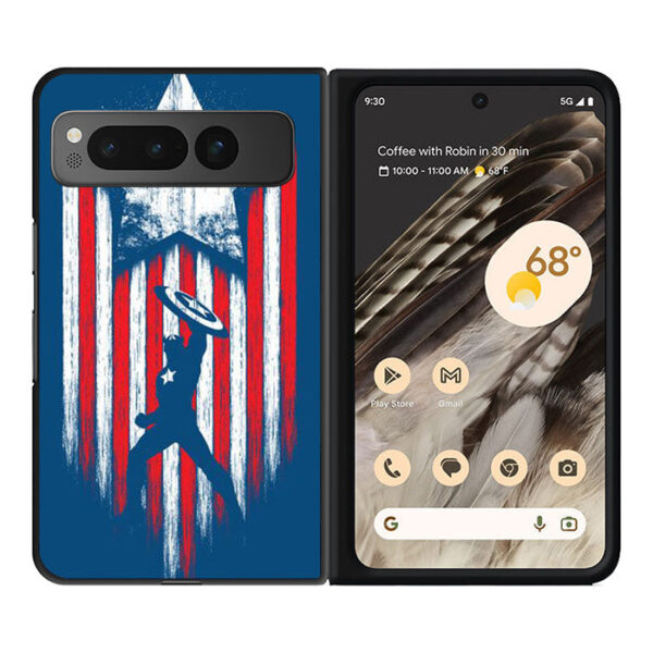 Captain America Blue Google Pixel Fold CT0071