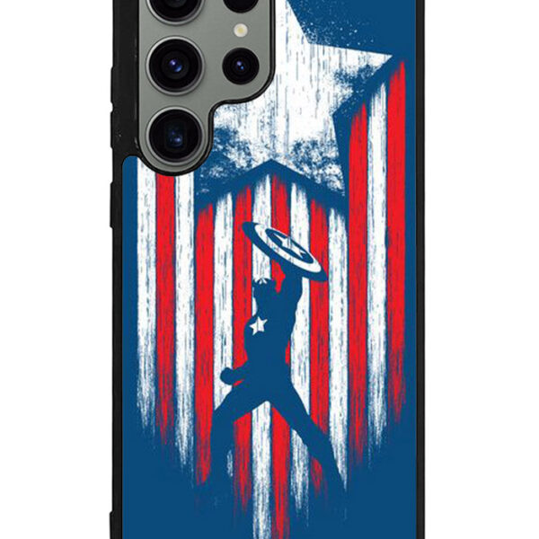 Captain America Blue Samsung Galaxy S23 Ultra 5G Case CT0071