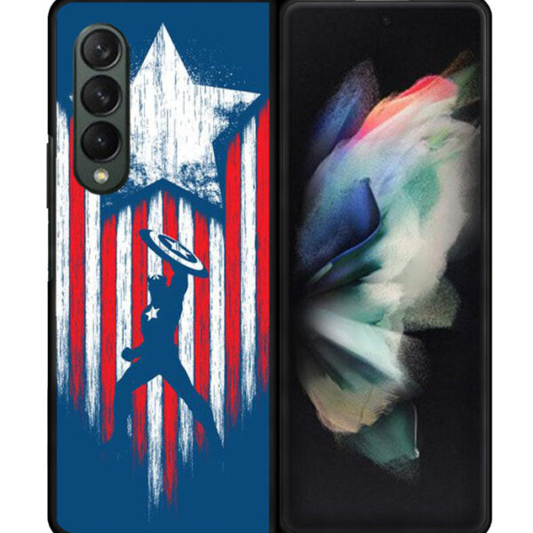Captain America Blue Samsung Galaxy Z Fold 3 5G CT0071