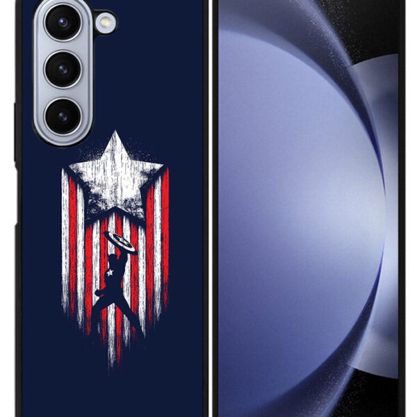 Captain America Samsung Galaxy Z Fold 5 2023 5G Case CT4374