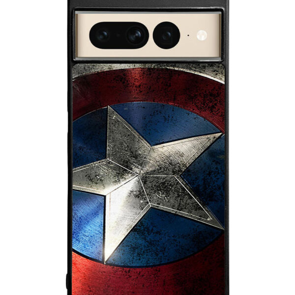 Captain America Shield Snap Google Pixel 7 Pro Case CT4376