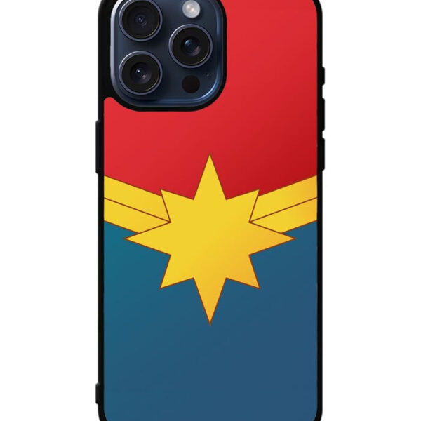 Captain Marvel Logo iPhone 15 Pro Max Case CT1884
