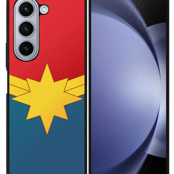 Captain Marvel Logo Samsung Galaxy Z Fold 5 2023 5G Case CT1884