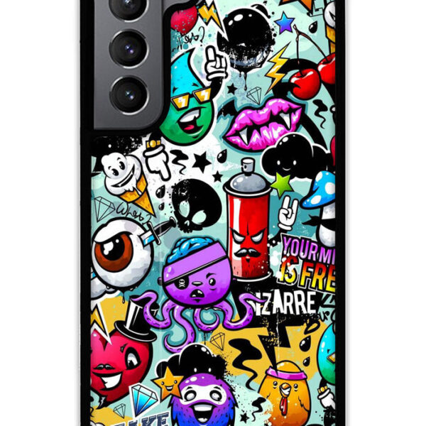 Cartoon Graffiti Samsung Galaxy S22 5G Case CT7914