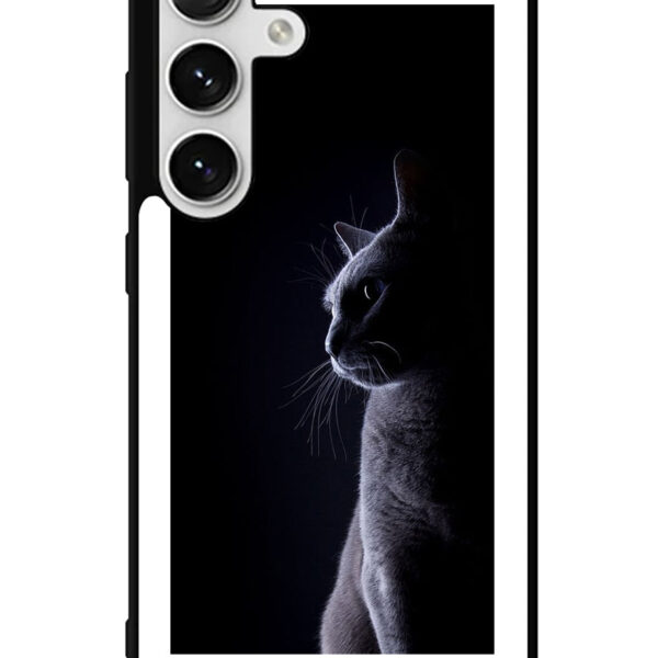 Cat Black White Samsung Galaxy S24 5G Case CT6019