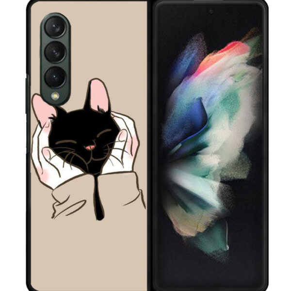 Cat Cute Google Samsung Galaxy Z Fold 3 5G CT1892