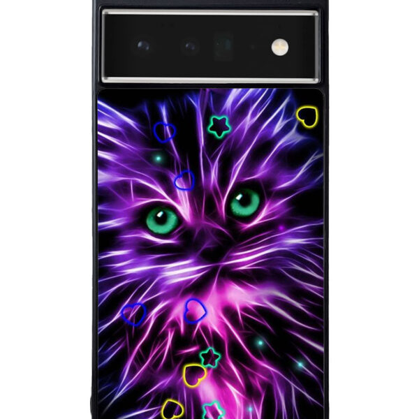Cat Glow Purple Google Pixel 6 Pro Case CT2629