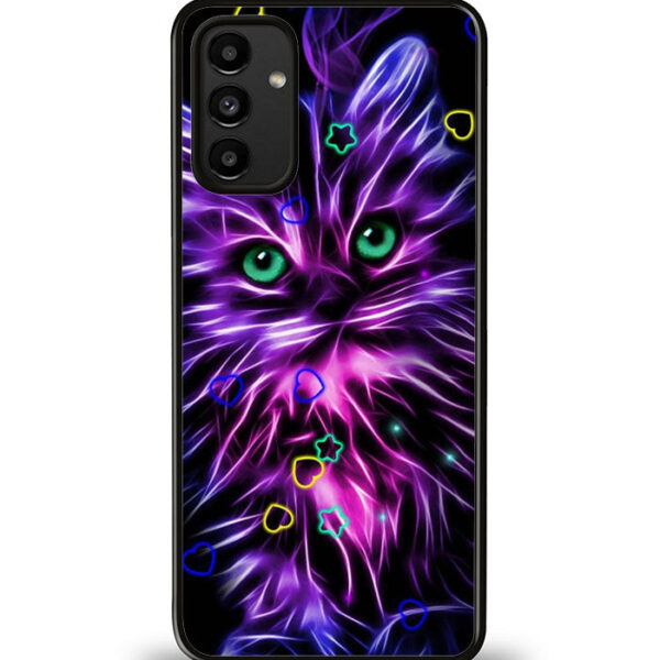 Cat Glow Purple Samsung Galaxy A13 5g Case CT2629