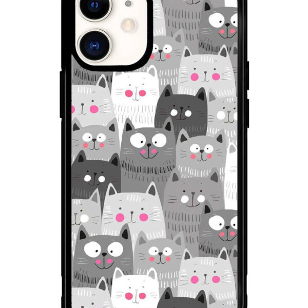 Cat Pattern iPhone 12 Mini Case CT4651