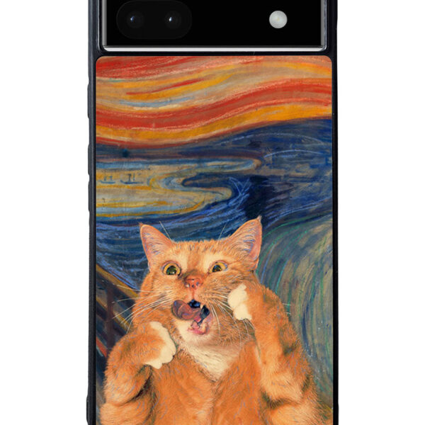 Cat The Scream Google Pixel 6A Case CT10677