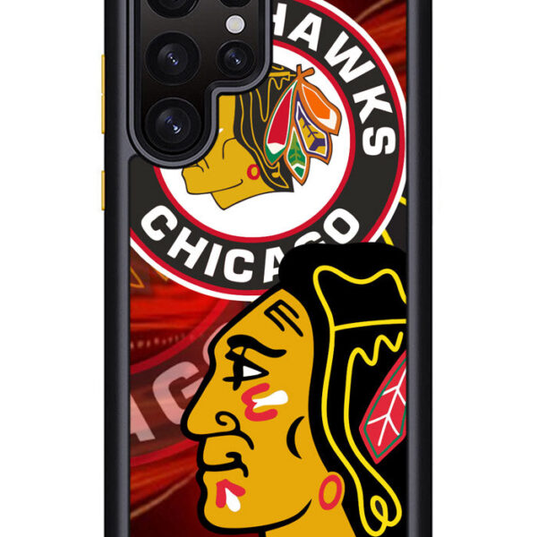 Chicago Blackhawks Logo Samsung Galaxy S22 Ultra 5G Case CT2696