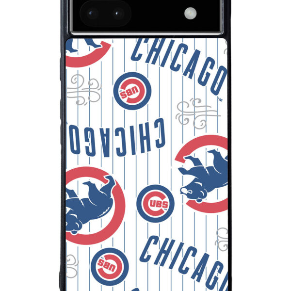 Chicago Cubs Baseball Doodle Google Pixel 6A Case CT7879