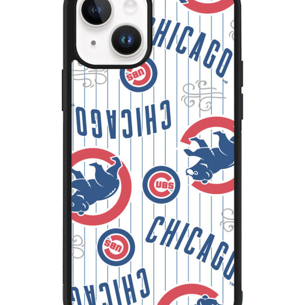 Chicago Cubs Baseball Doodle iPhone 15 Plus Case CT8476