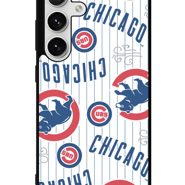 Chicago Cubs Baseball Doodle Samsung Galaxy S24 5G Case CT8476