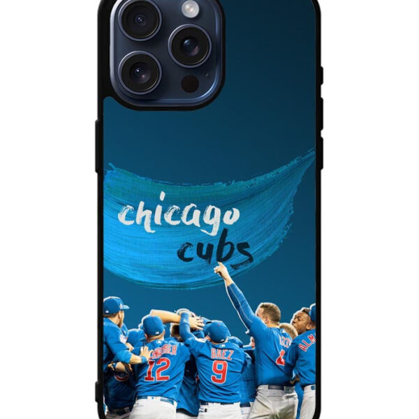 Chicago Cubs Blue iPhone 15 Pro Max Case CT8478