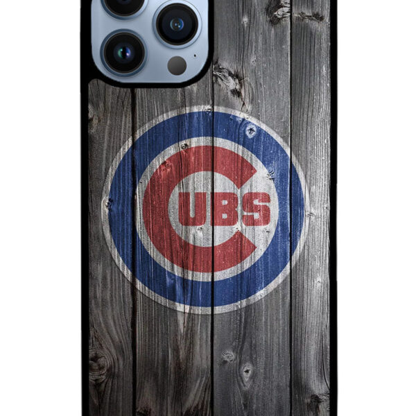 Chicago Cubs Wood Logo iPhone 13 Pro Case CT7863