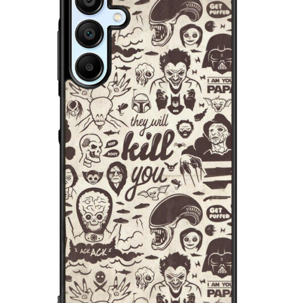 Classic Horror Pattern Samsung Galaxy A15 5G Case CT7132