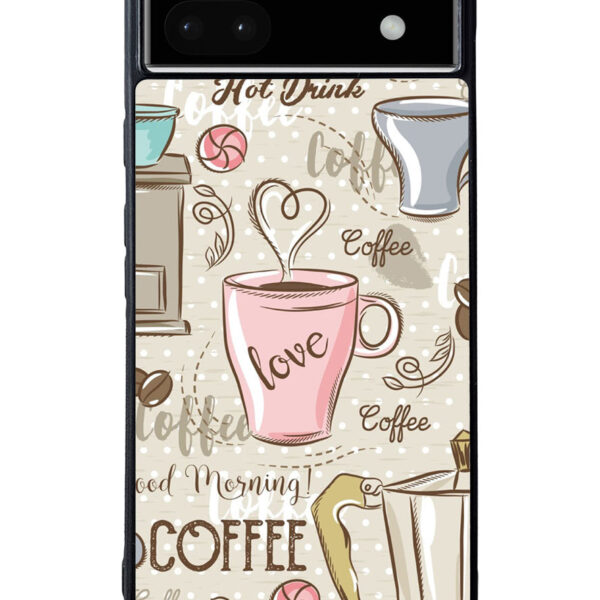 Coffee Wallpaper Cute Google Google Pixel 6A Case CT0149