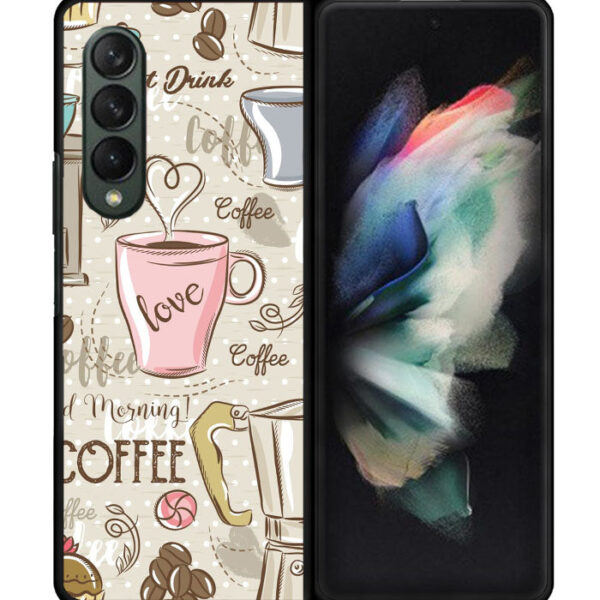 Coffee Wallpaper Cute Samsung Galaxy Z Fold 3 5G CT0149