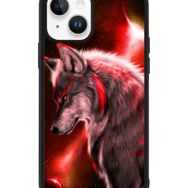 Cool Wolf Red iPhone 15 Plus Case CT8680