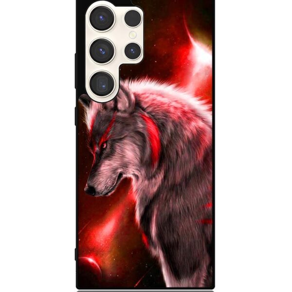 Cool Wolf Red Samsung Galaxy S24 Ultra Case CT8680