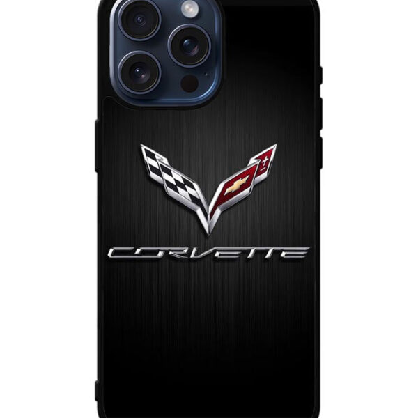 Corvette Car Logo iPhone 15 Pro Max Case CT8462