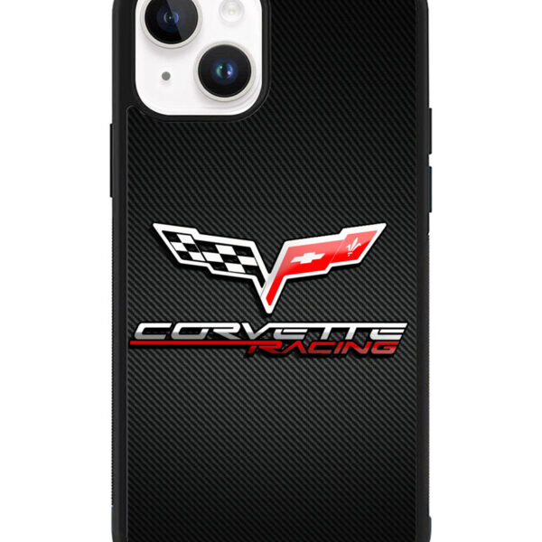 Corvette Racing Carbon Logo iPhone 15 Plus Case CT8849