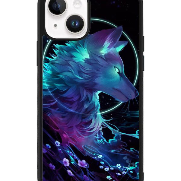 Cosmic Wolf of Galaxy iPhone 15 Plus Case CT9619