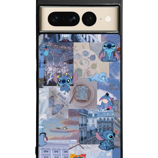 Cute Blue Picture Google Pixel 7 Pro Case CT9249
