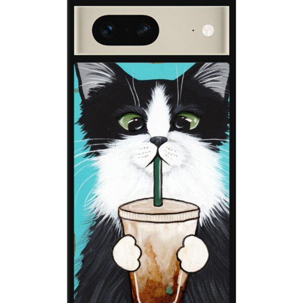 cute coffee cat Google Pixel 7 Case CT4538