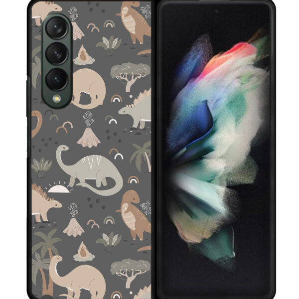 Cute Dinosaurs Samsung Galaxy Z Fold 3 5G CT9076