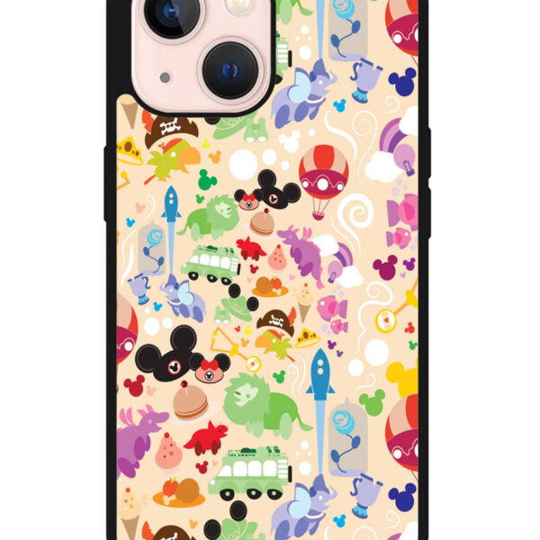 Cute Disney Background iPhone 13 Mini Case CT8458