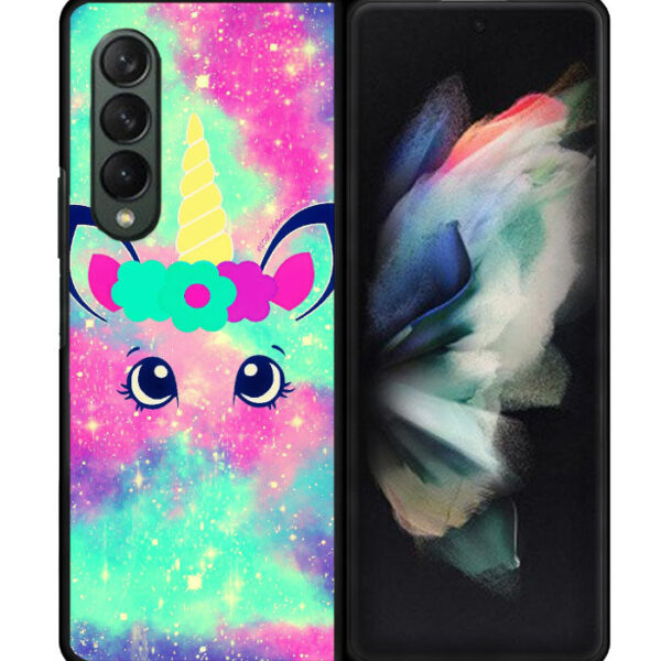 Cute Unicorn Samsung Galaxy Z Fold 3 5G CT1041