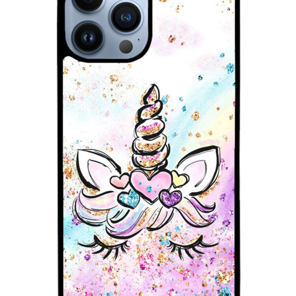 Cute Unicorn Sparkling iPhone 13 Pro Case CT7820
