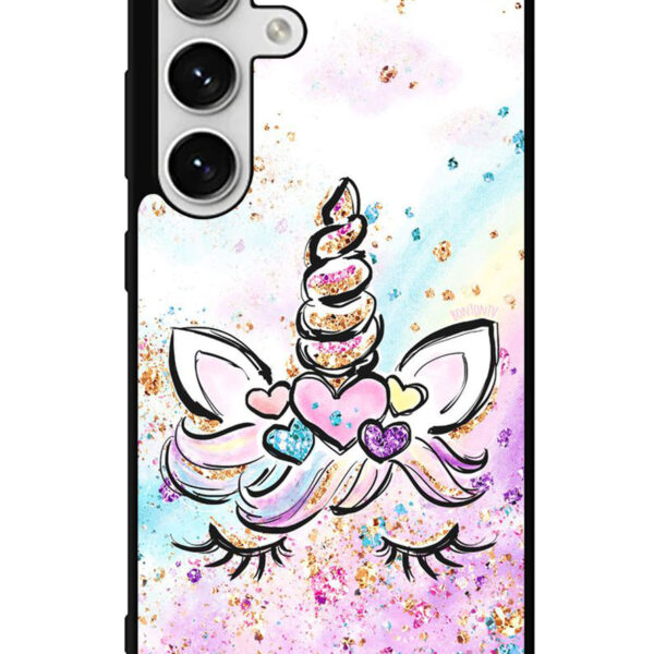 Cute Unicorn Sparkling Samsung Galaxy S24 5G Case CT8421