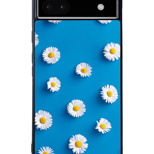 Daisy Blue Background Google Pixel 6A Case CT1176