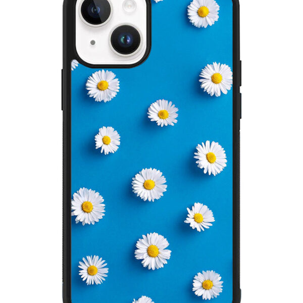 Daisy Blue Background iPhone 15 Case CT1176