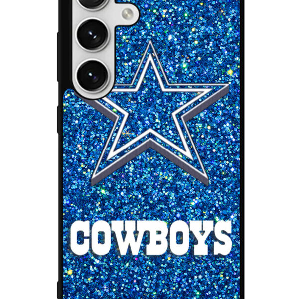 Dallas Cowboys Sparkling Glitter Samsung Galaxy S24 5G Case CT1261