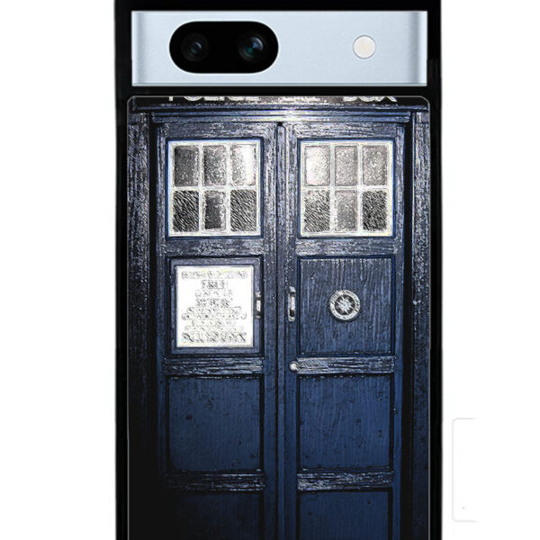 Dark Blue Tardis Doctor Who Toy Google Pixel 7A Case CT0237