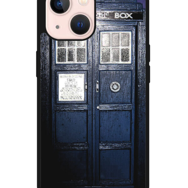 Dark Blue Tardis Doctor Who Toy iPhone 13 Mini Case CT0237