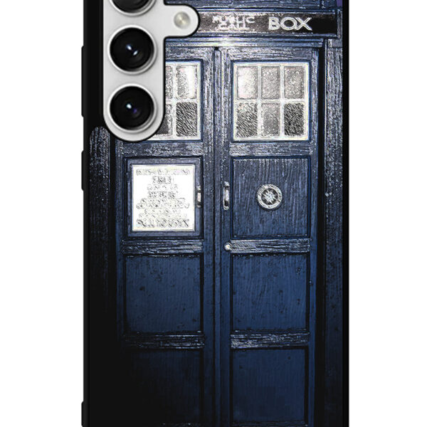 Dark Blue Tardis Doctor Who Toy Samsung Galaxy S24 5G Case CT0237