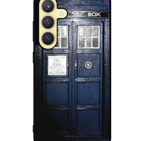 Dark Blue Tardis Doctor Who Toy Samsung Galaxy S24 Plus Case CT0237