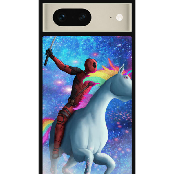 Deadpool on a Unicorn Google Pixel 7 Case CT9335