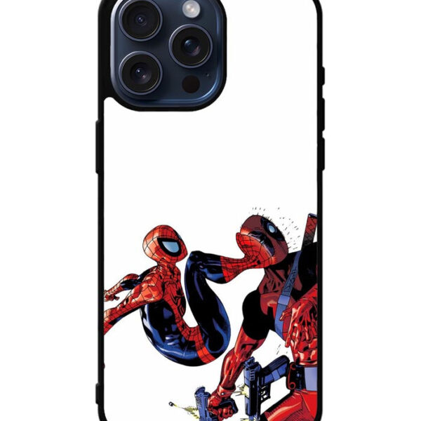 Deadpool x Spiderman Marvel iPhone 15 Pro Max Case CT6286