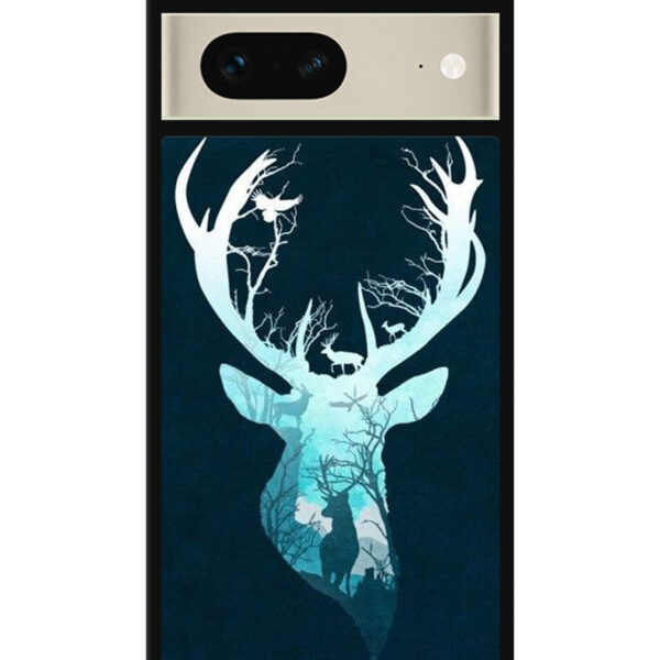 Deer Blue Winter Google Pixel 7 Case CT10354