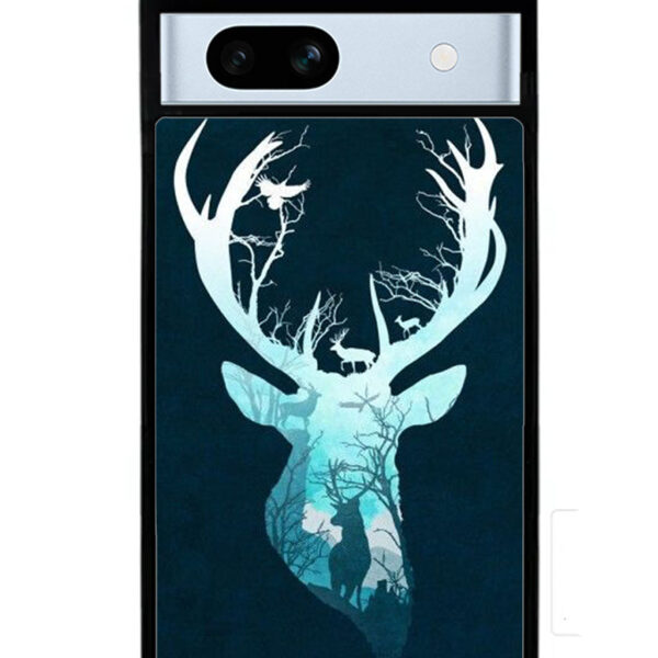 Deer Blue Winter Google Pixel 7A Case CT10354